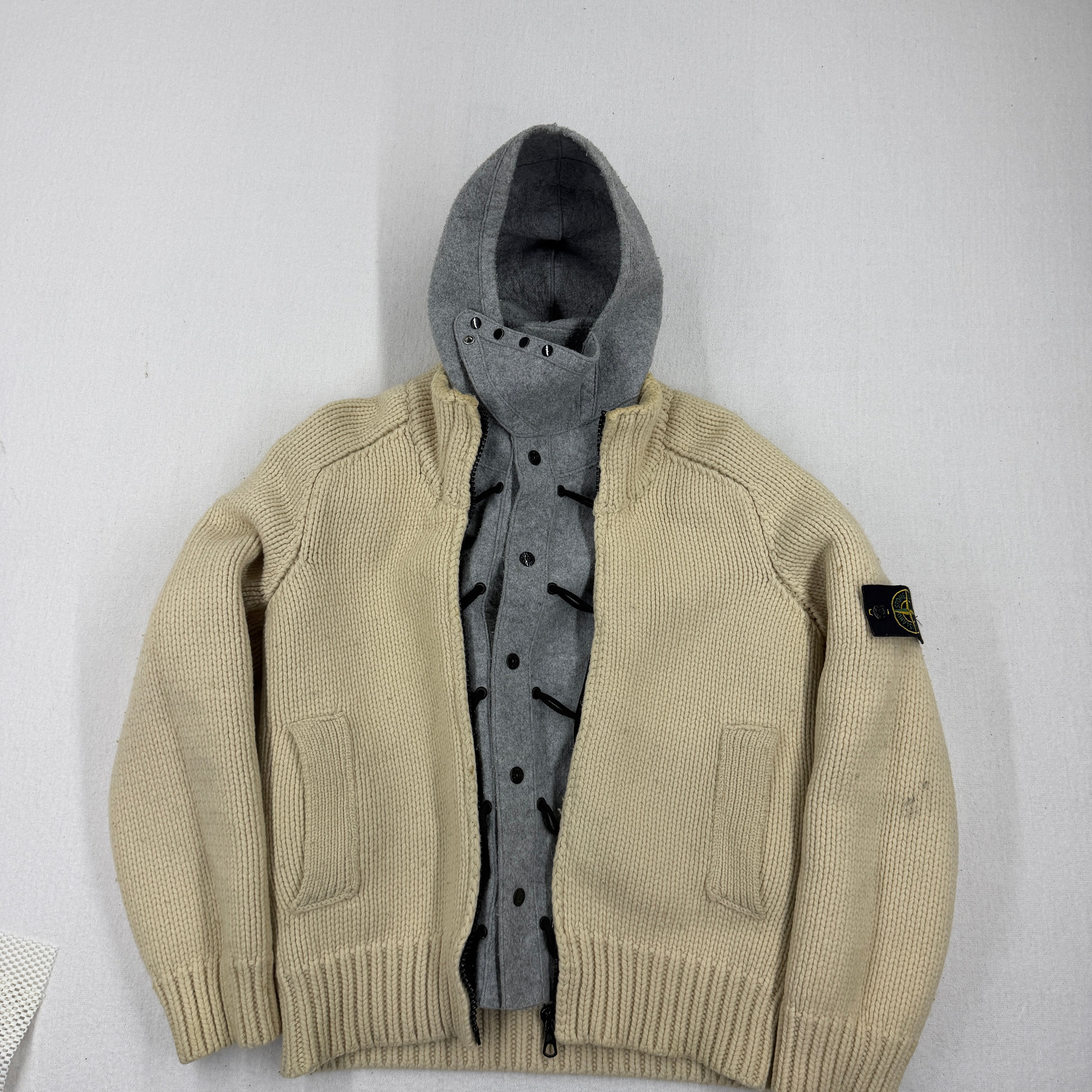 Stone Island Dutch Rope President Knit Jacket - Small