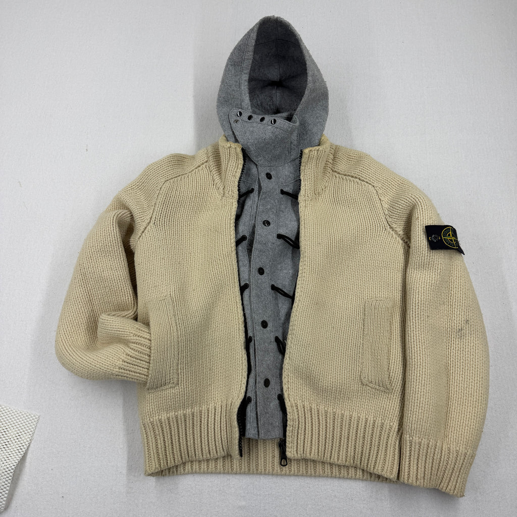 Stone Island Dutch Rope President Knit Jacket - Small