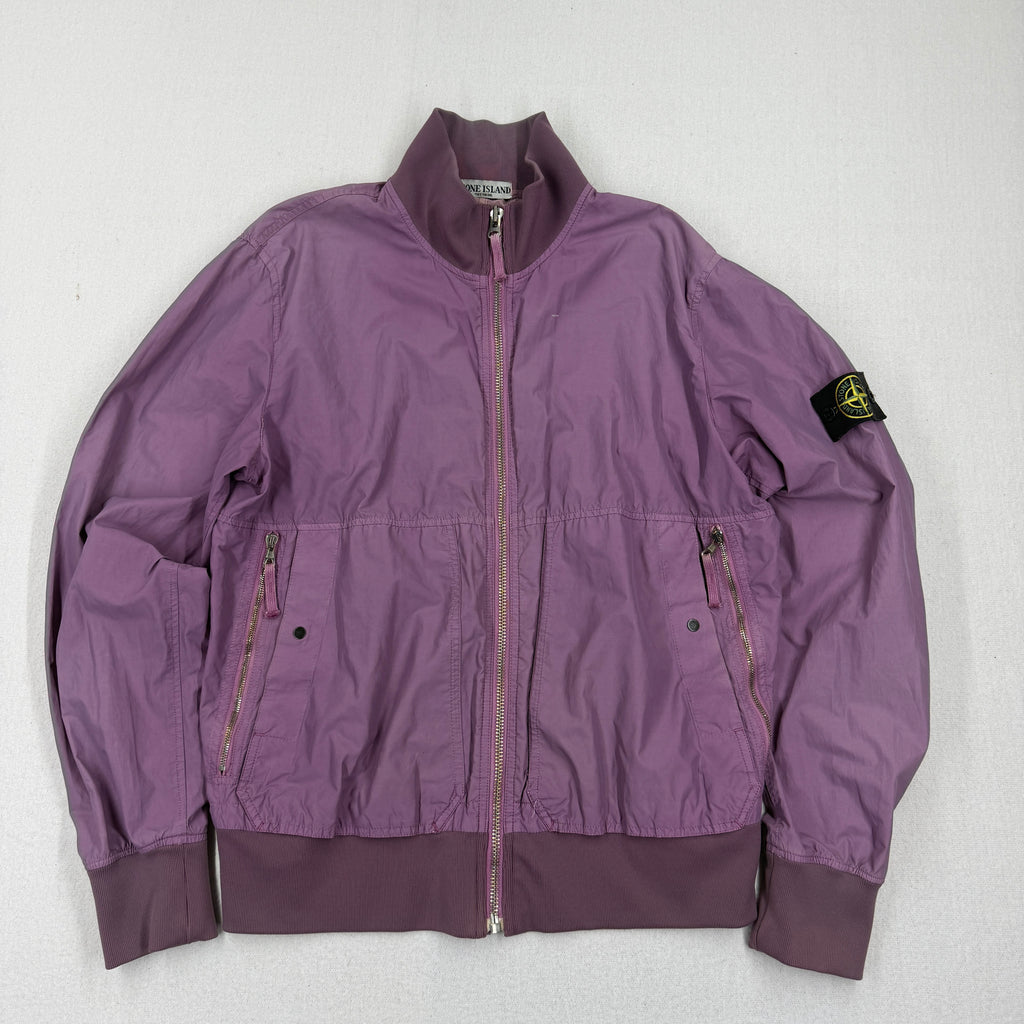 Stone Island Navy Cotton Blend Bomber Jacket SS10 - XL