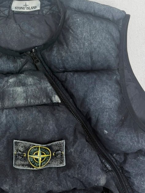 Stone Island Tela Nylon Down Frost Finish Vest - Medium