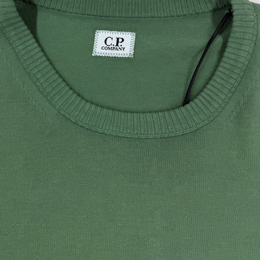 C.P. Company Cotton Crewneck Lens Knit Bronze Green Size 50 (L) - photo 8 view