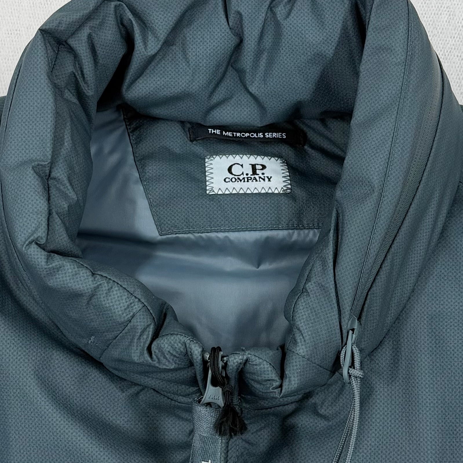 C.P. Company Metropolis Pertex Primaloft Vest Petrol Grey Size 54 (XXL) - front view