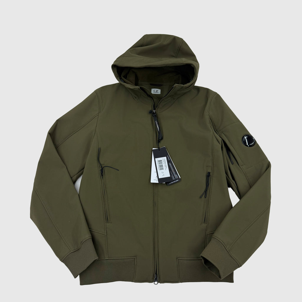 C.P. Company Shell-R Hooded Short Jacket Ivy Green Size S (46) - back view