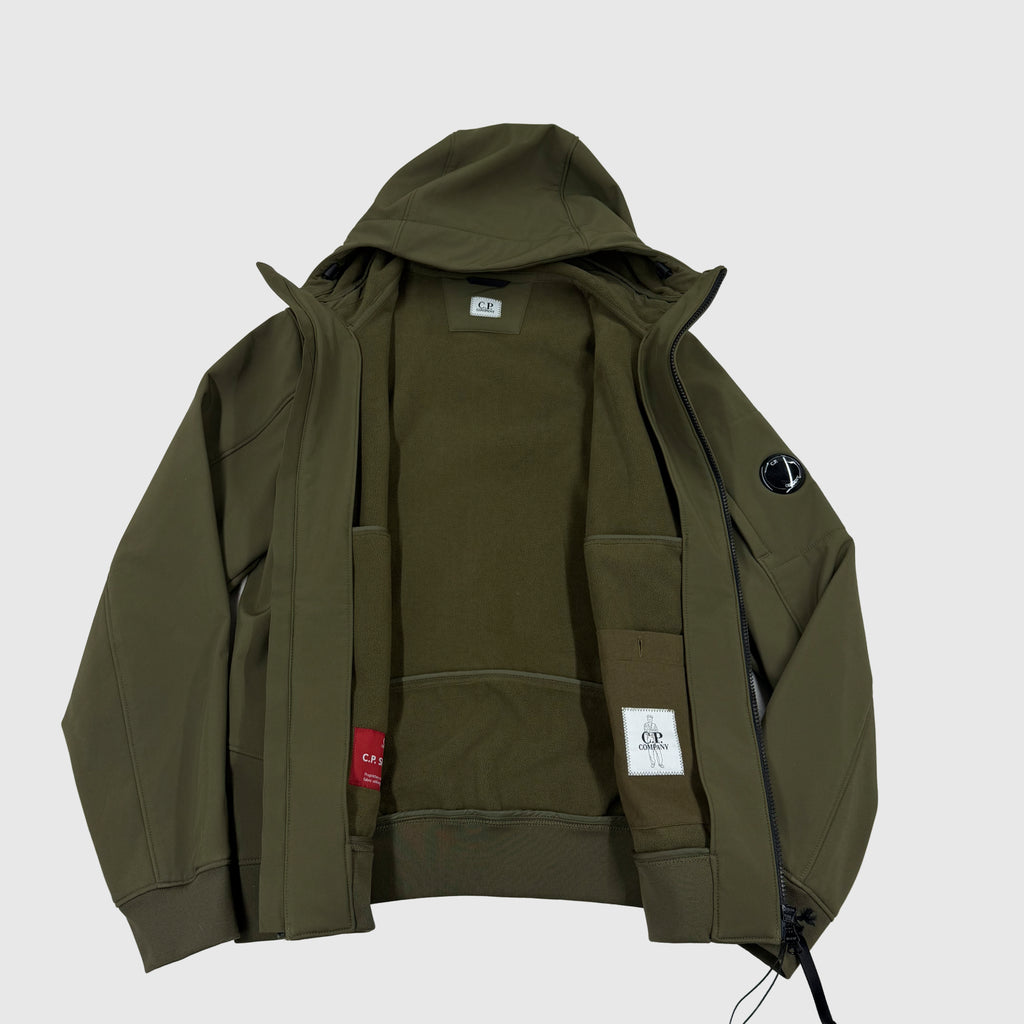 C.P. Company Shell-R Hooded Short Jacket Ivy Green Size S (46) - photo 13 view