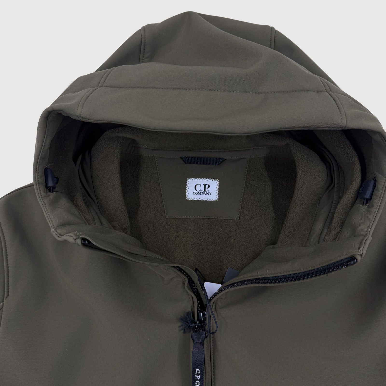 C.P. Company Shell-R Hooded Short Jacket Ivy Green Size S (46) - photo 15 view