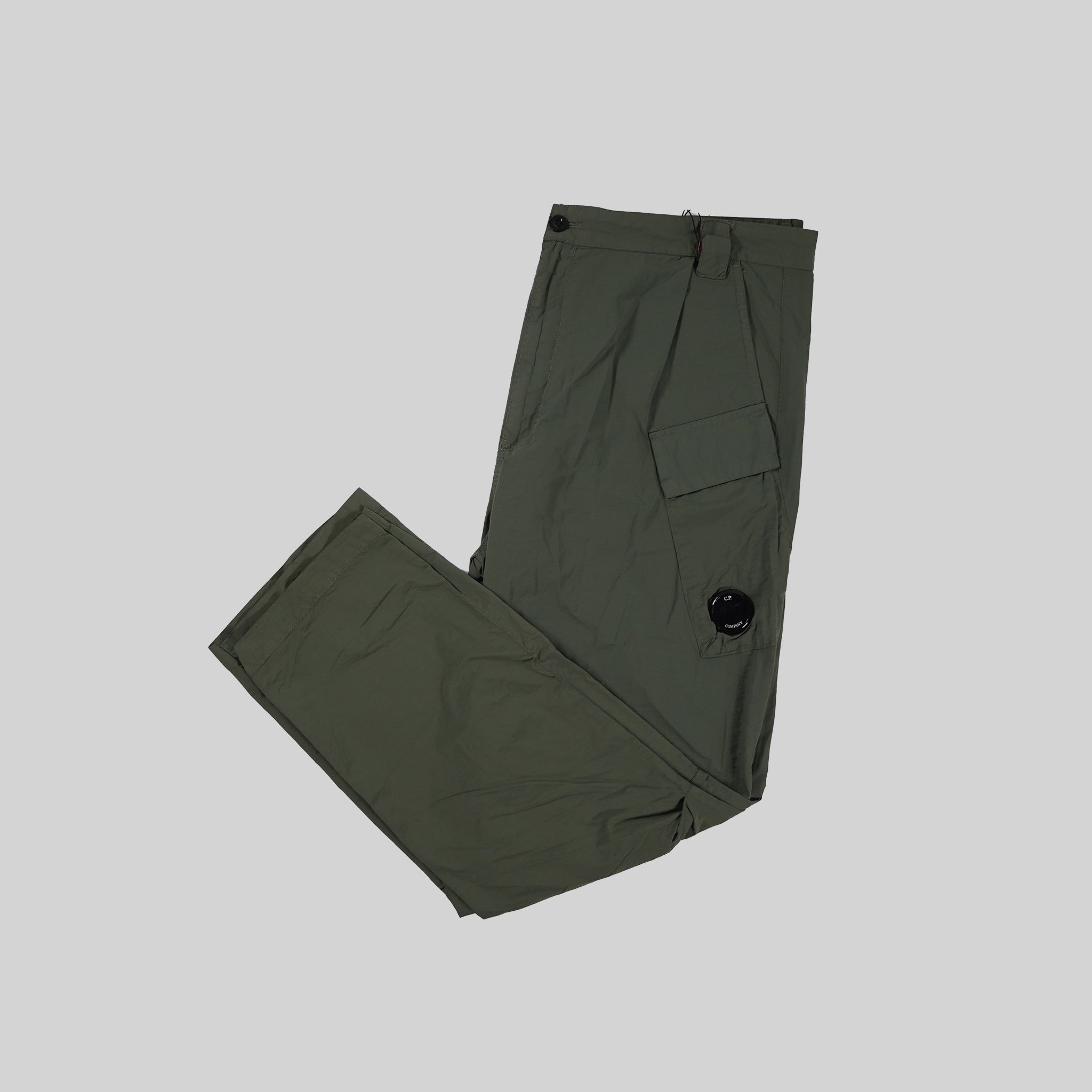 C.P. Company Agave Green Cargo Pants Flatt Nylon