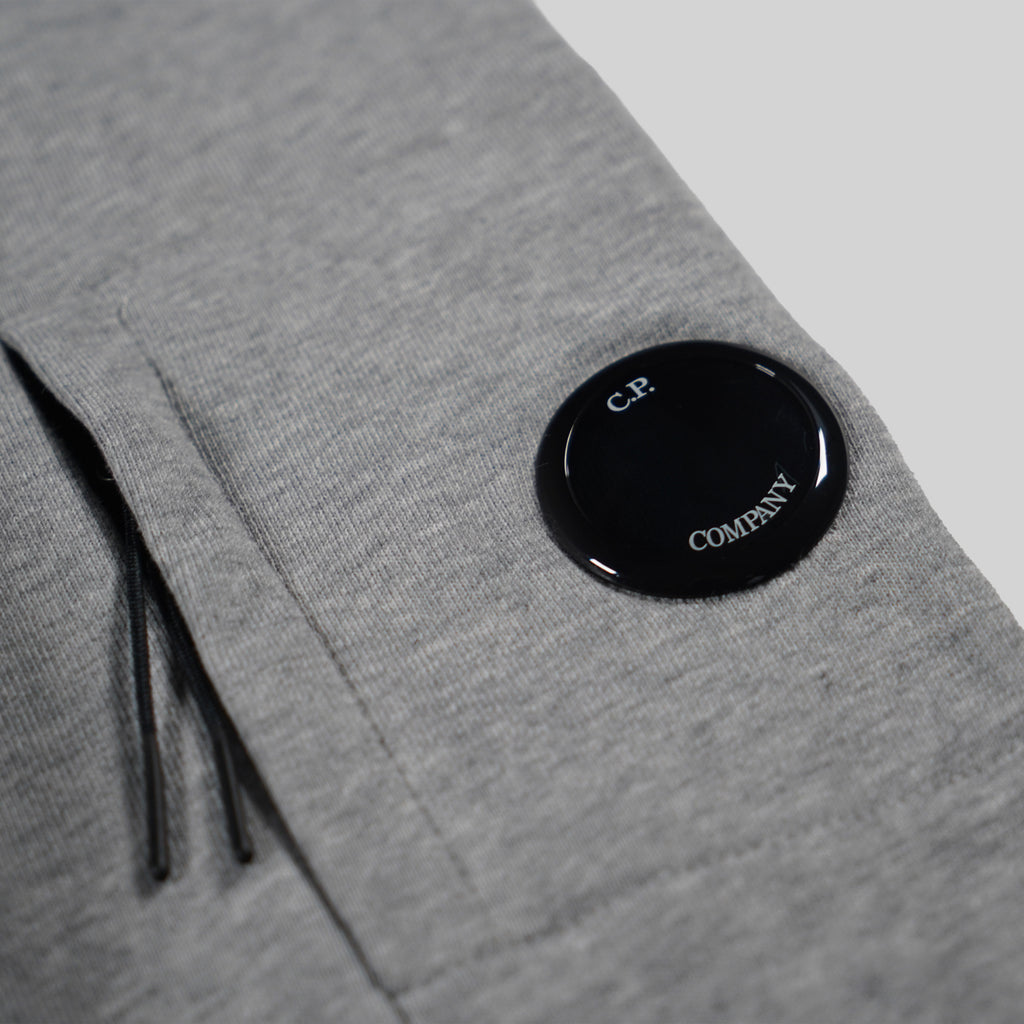 C.P. Company Grey Fleece Hooded Lens Sweatshirt