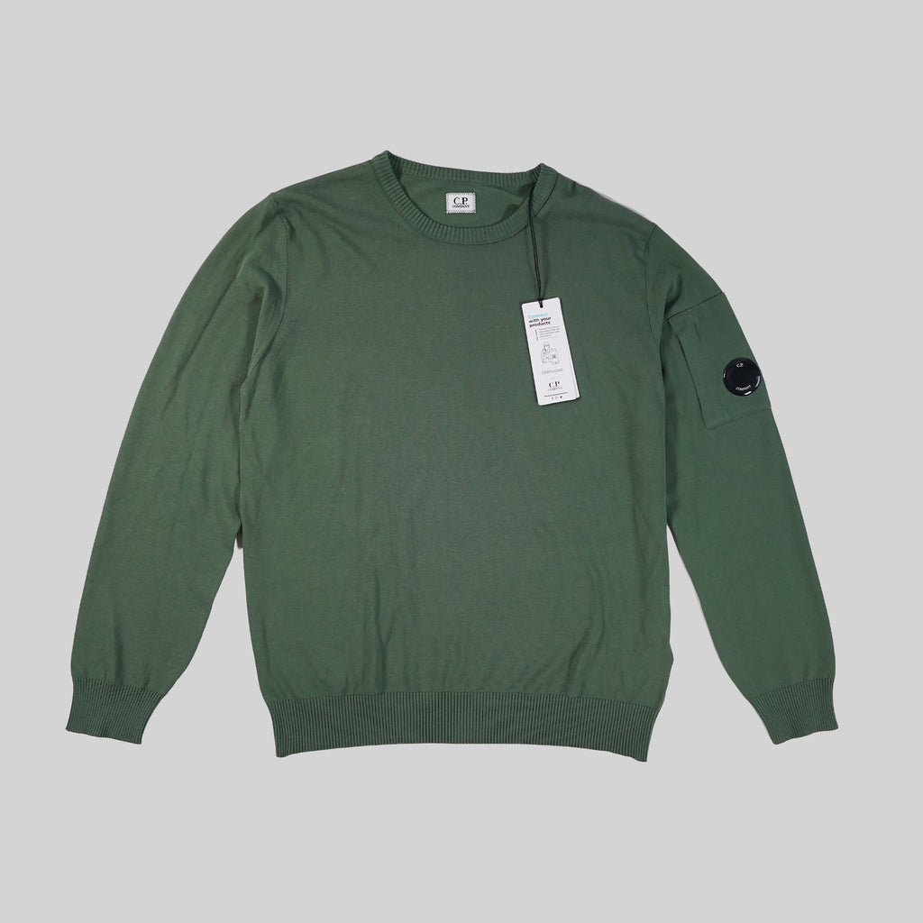 C.P. Company Moss Green Crewneck Knit