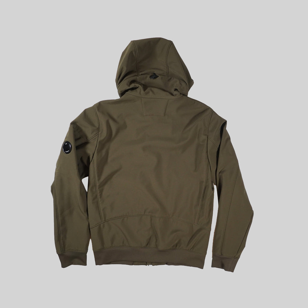 C.P. Company Military Green Soft Shell-R Goggle Jacket