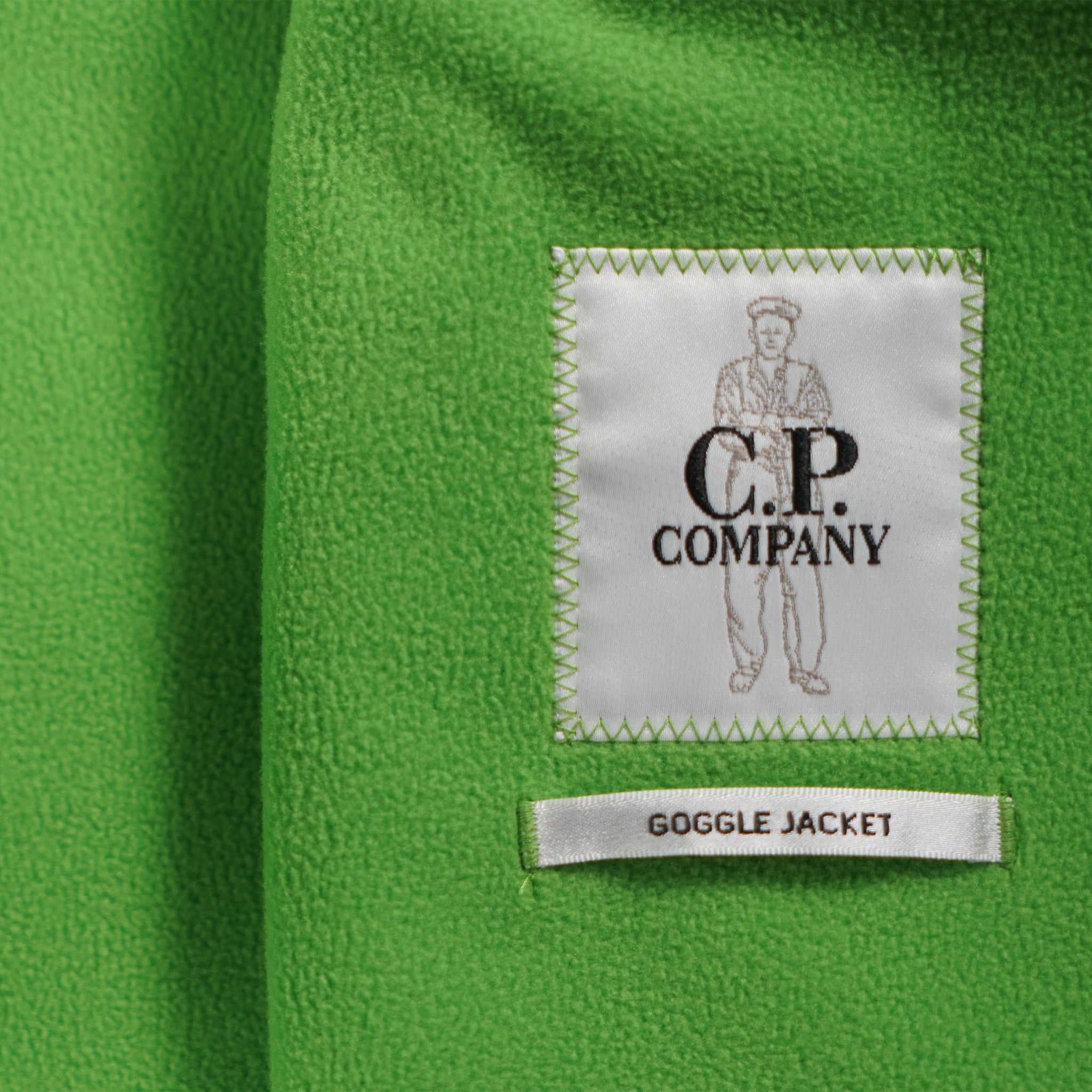 C.P. Company Green Soft Shell-R Goggle Jacket