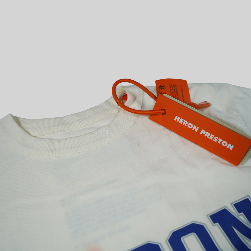 Heron Preston T-Shirt Leron White Red Flames