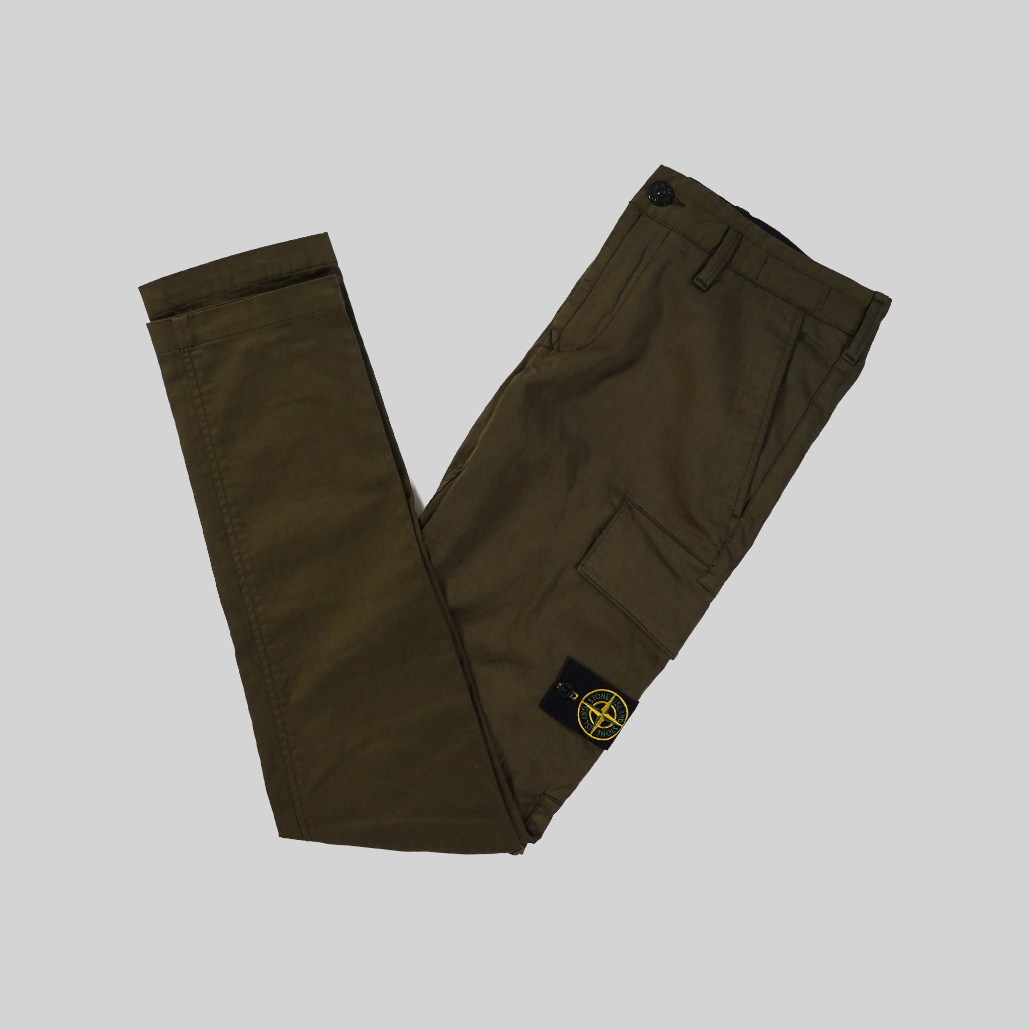 Stone Island Olive Green Cargo Pants