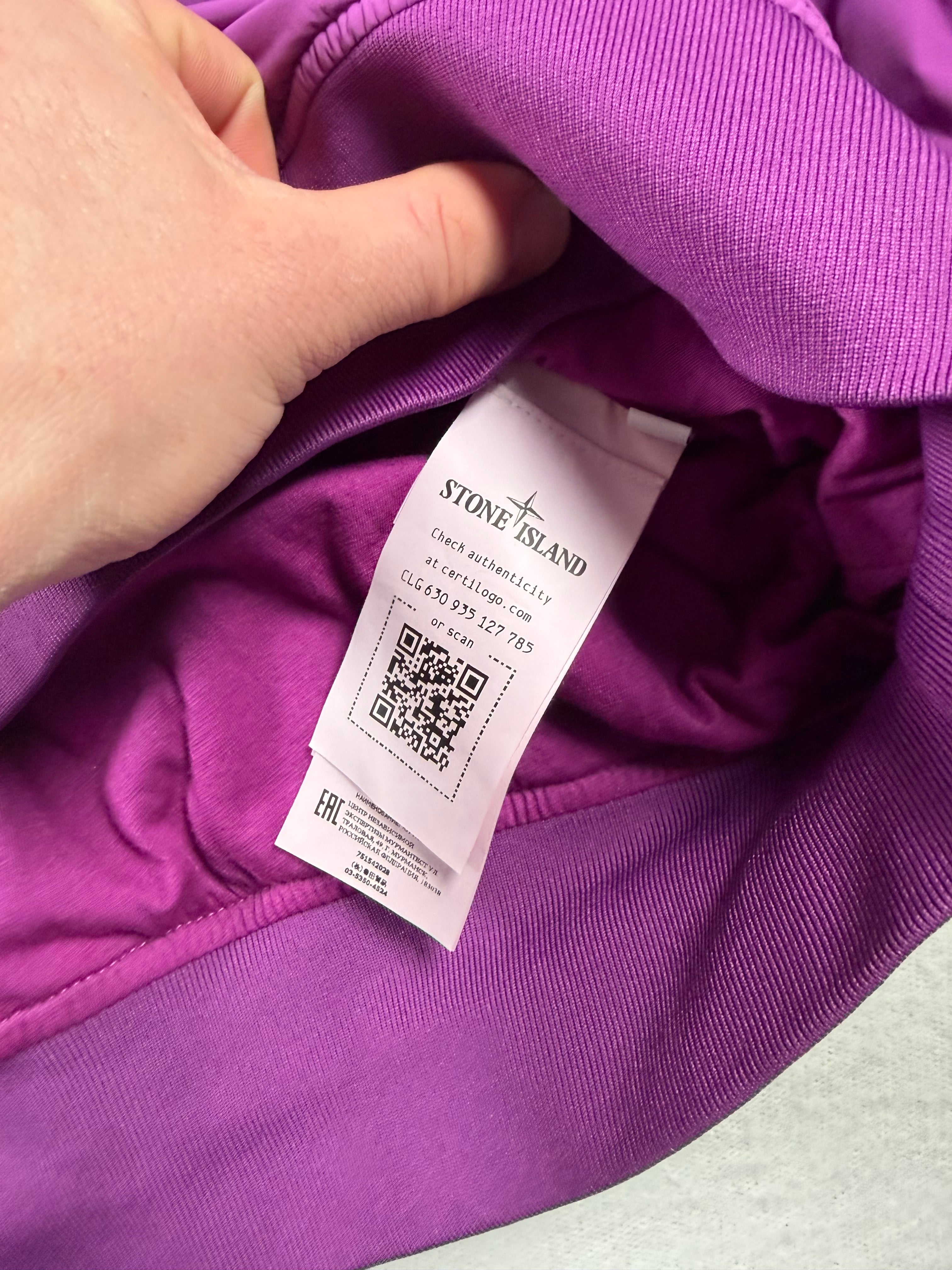 Stone Island Comfort Tech Polartec Alpha Jacket Purple Size XXL - extra-1 view