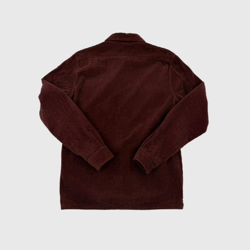Stone Island Corduroy Overshirt Burgundy Size Small - photo 12 view