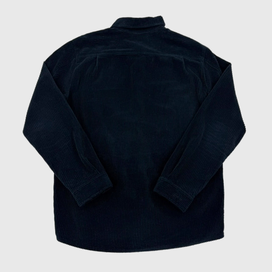Stone Island Corduroy Overshirt Navy Size XL - back view
