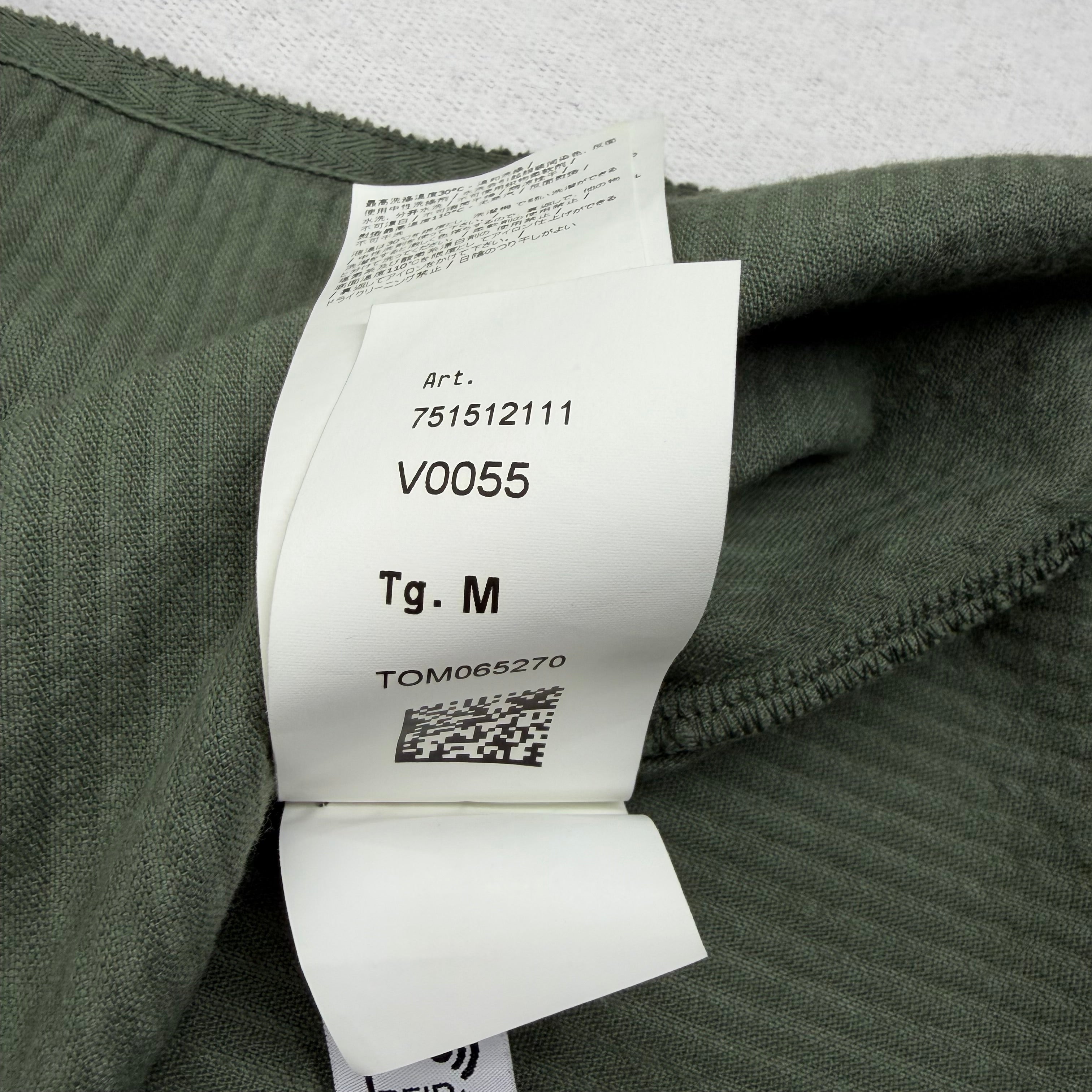 Stone Island Corduroy Overshirt Olive Green Size Medium - photo 10 view
