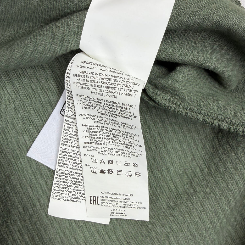 Stone Island Corduroy Overshirt Olive Green Size Medium - photo 11 view