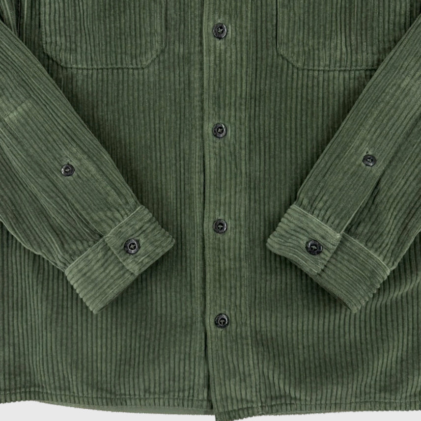 Stone Island Corduroy Overshirt Olive Green Size Medium - photo 9 view