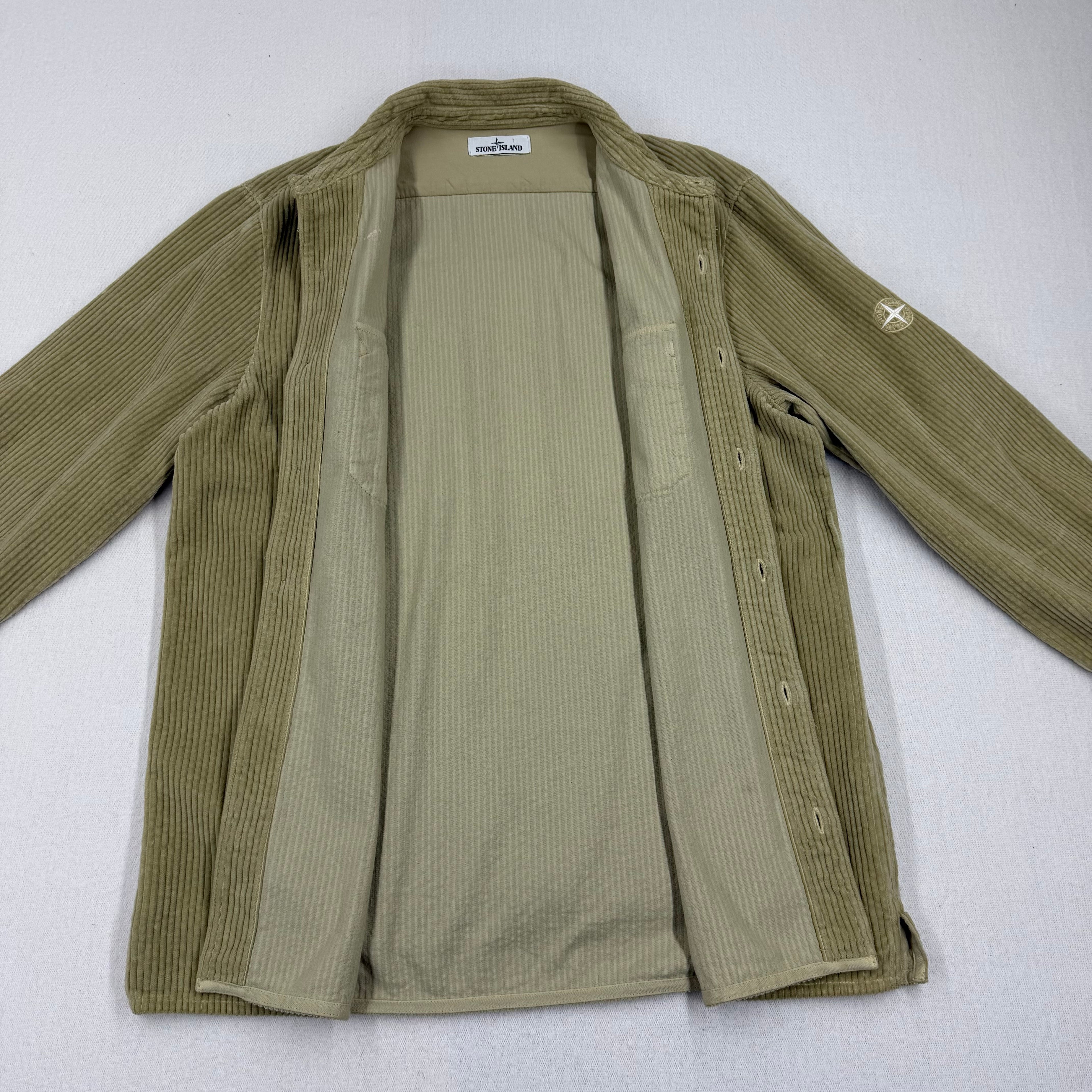 Stone Island Corduroy Overshirt Sage Size XXL - photo 10 view