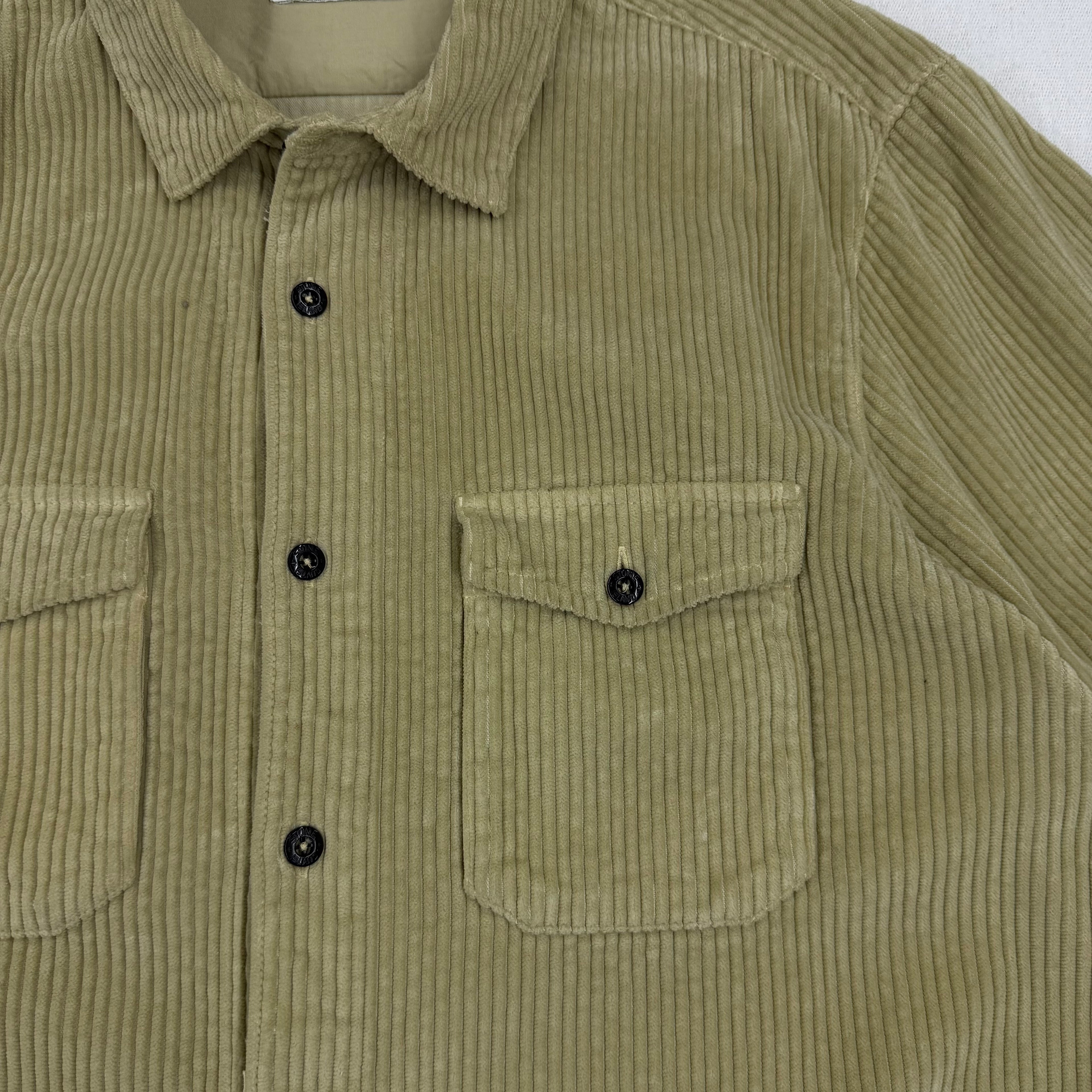 Stone Island Corduroy Overshirt Sage Size XXL - photo 8 view
