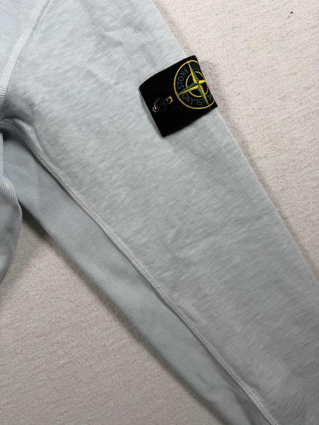 Stone Island Crewneck Sweater SS25 Sky Blue/Ice Size Small - extra-1 view
