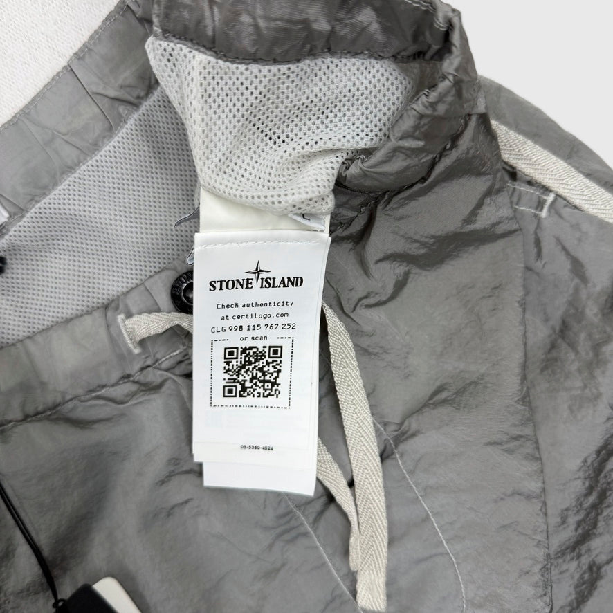 Stone Island Econyl Nylon Metal Swim Shorts Grey Size Large - back view