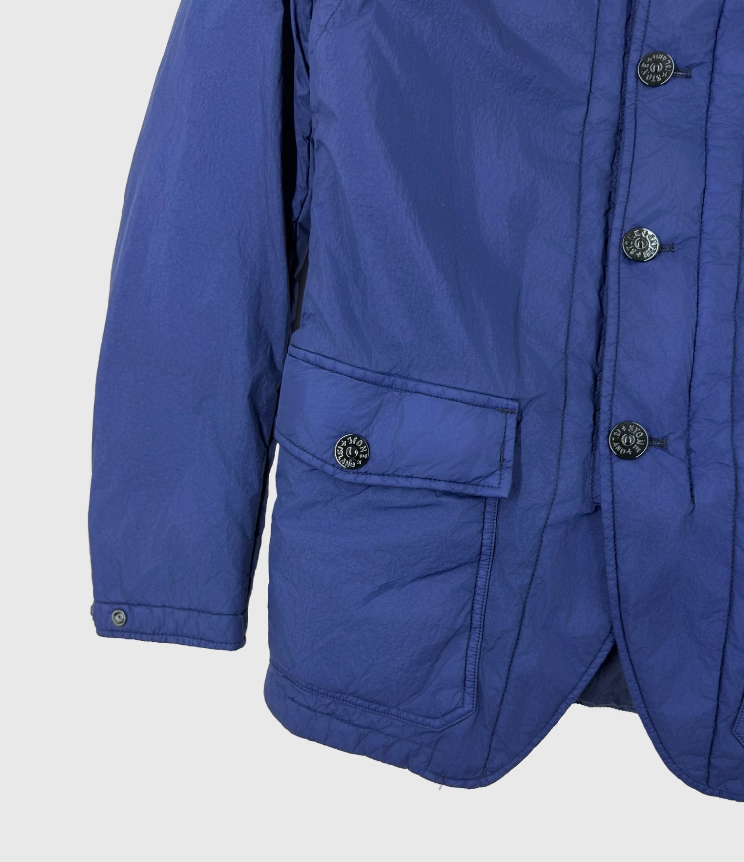 Stone Island Garment Dyed Crinkle Reps NY Parka Navy Blue Size Small - photo 10 view