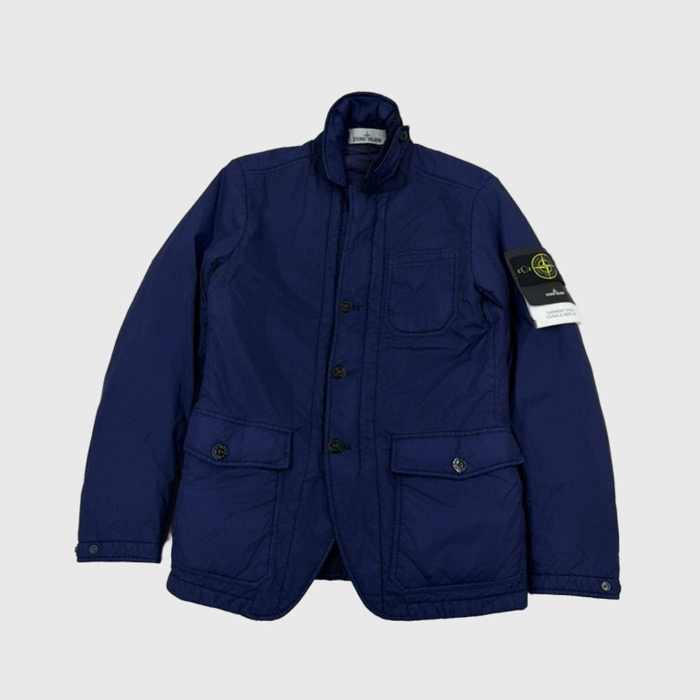Stone Island Garment Dyed Crinkle Reps NY Parka Navy Blue Size Small - photo 13 view