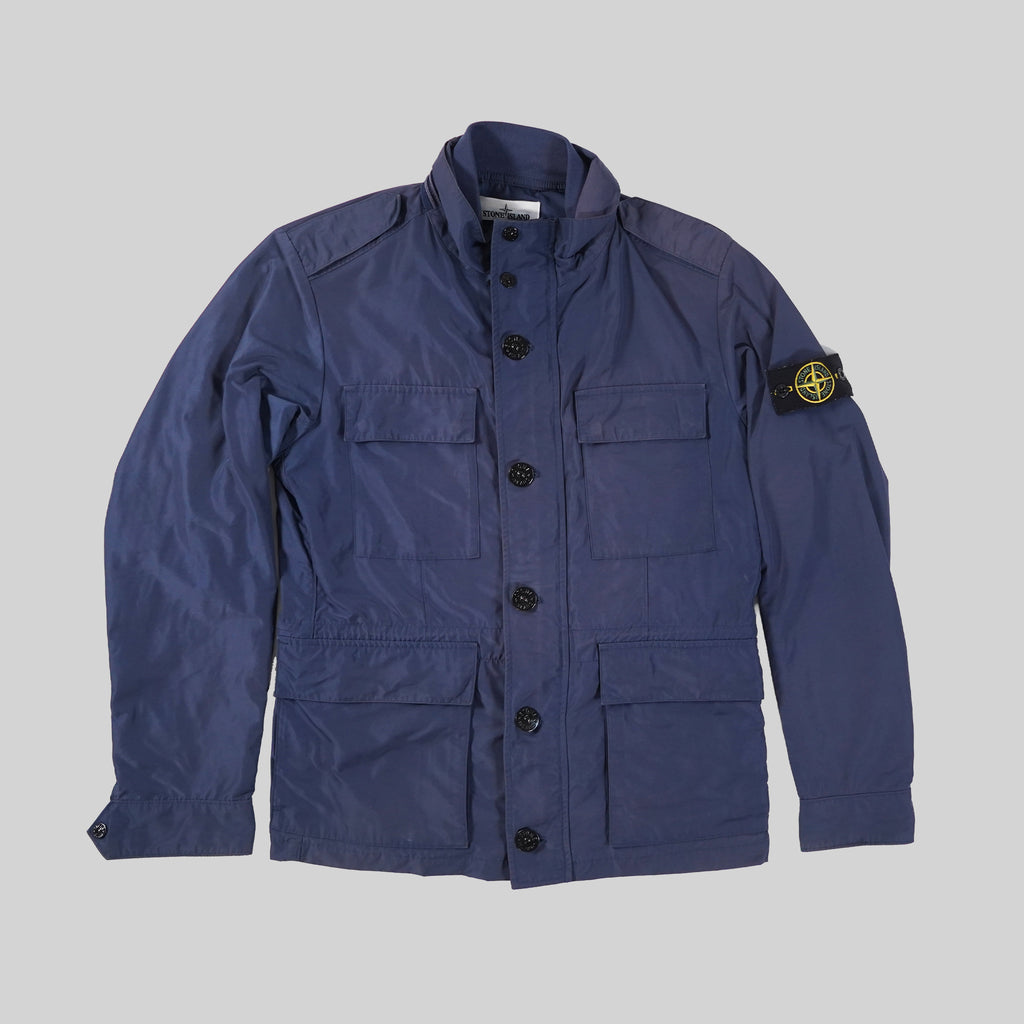 Stone Island Navy Micro Reps Field Jacket