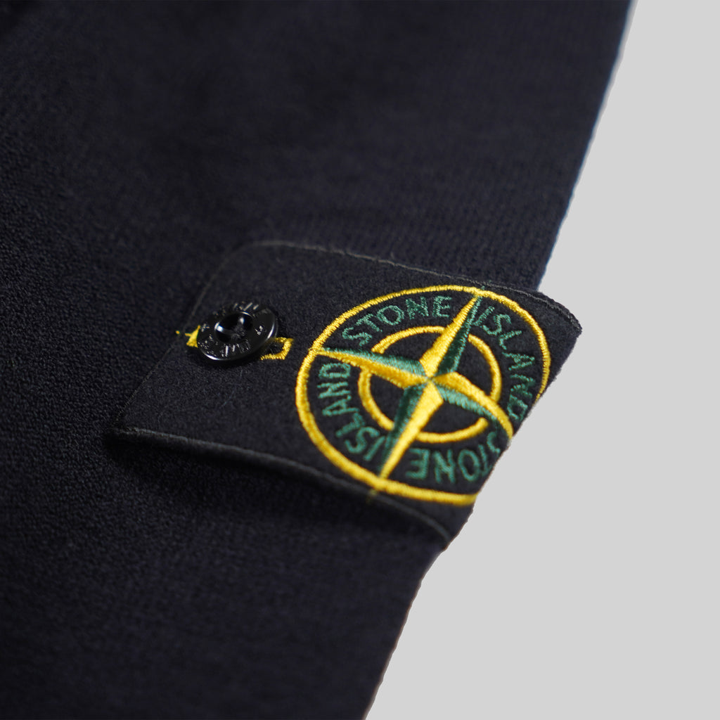 Stone Island Navy Quarter Zip Knit