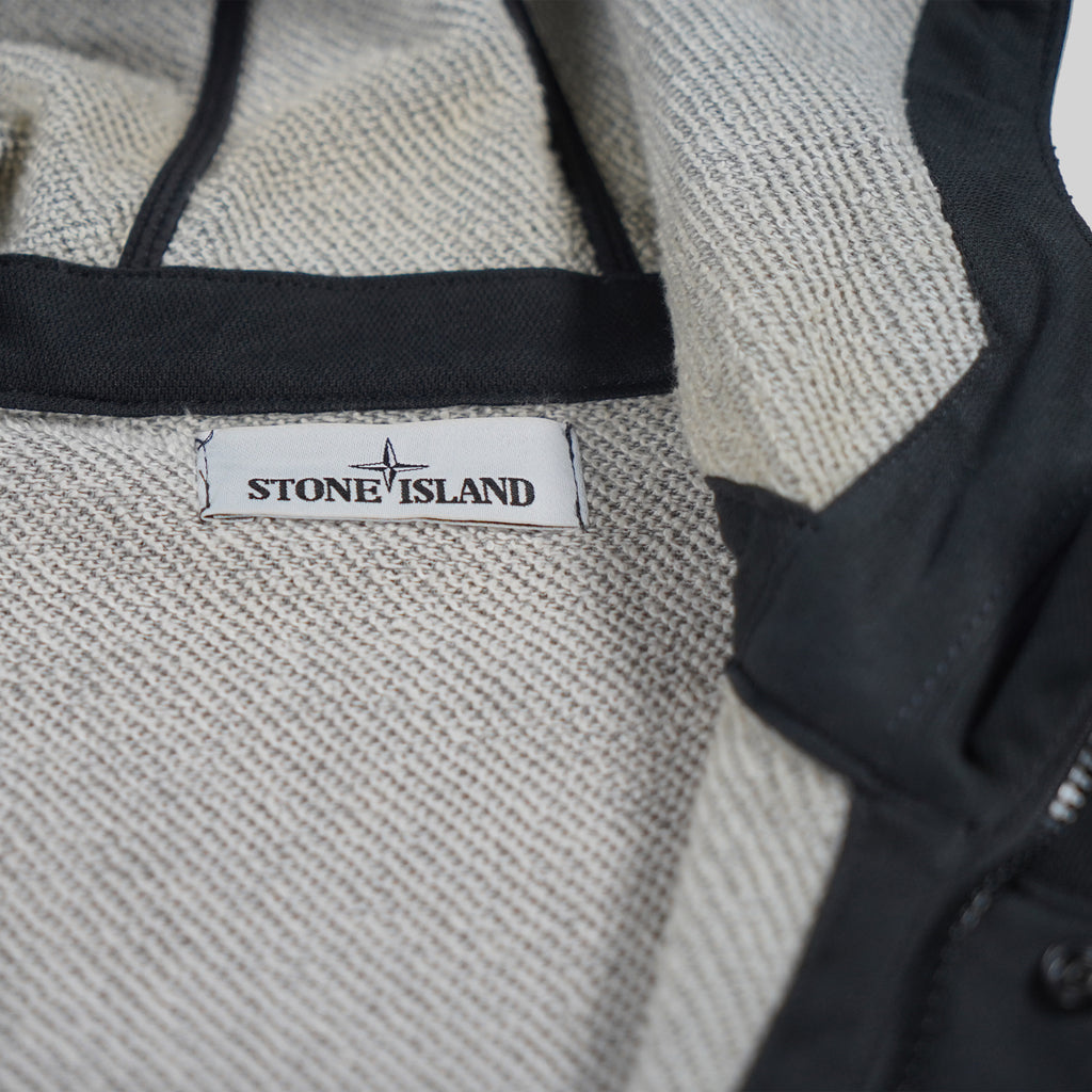 Stone Island Navy Soft Shell-R Terry Jacket