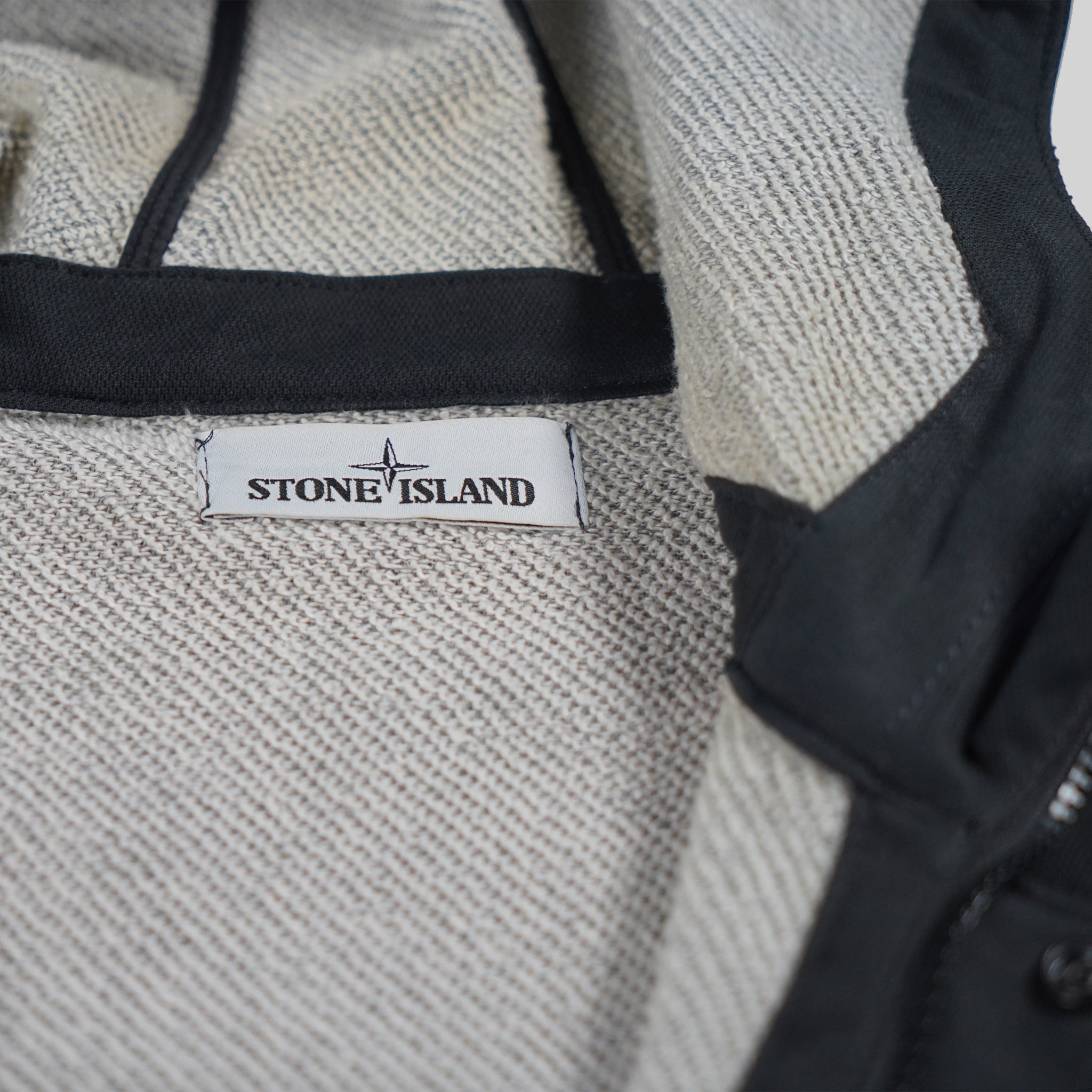 Stone Island Navy Soft Shell-R Terry Jacket