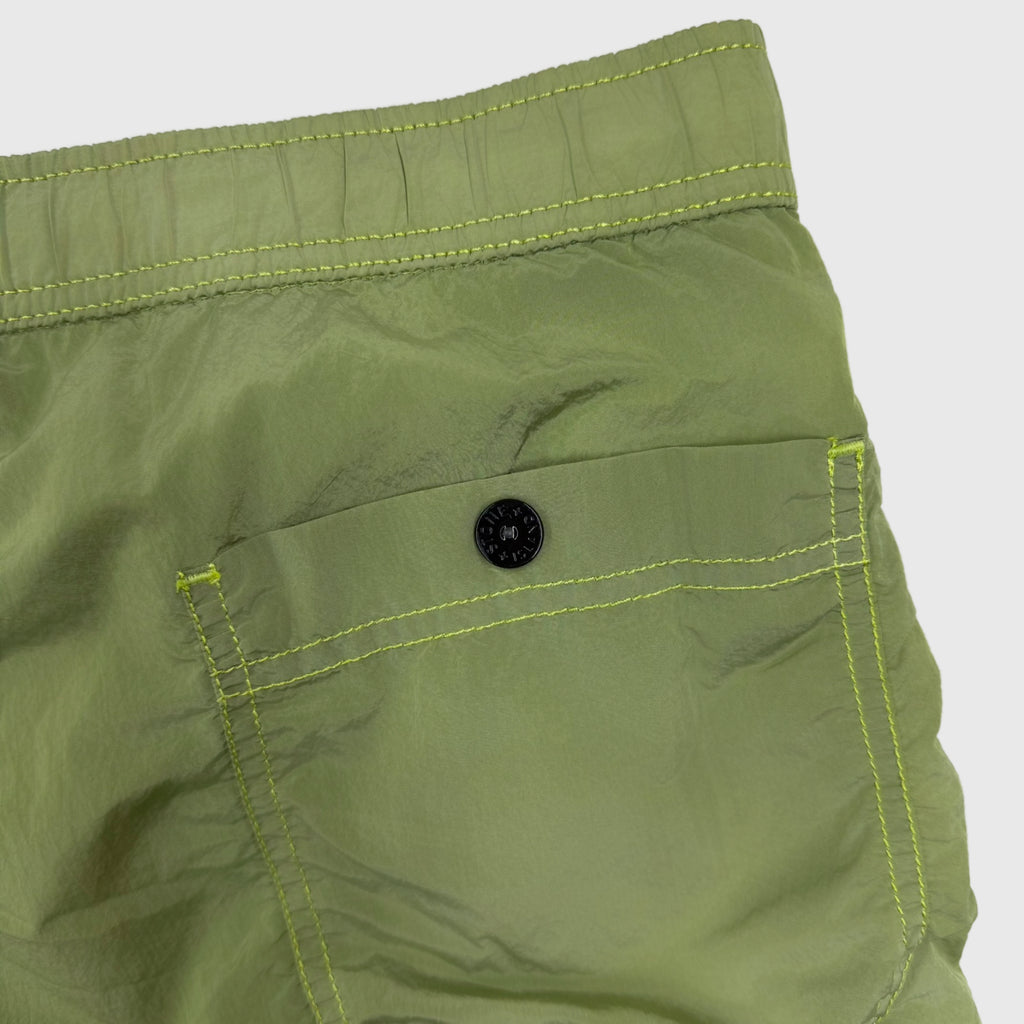Stone Island Nylon Metal Swim Shorts Olive Green Size Medium - photo 11 view