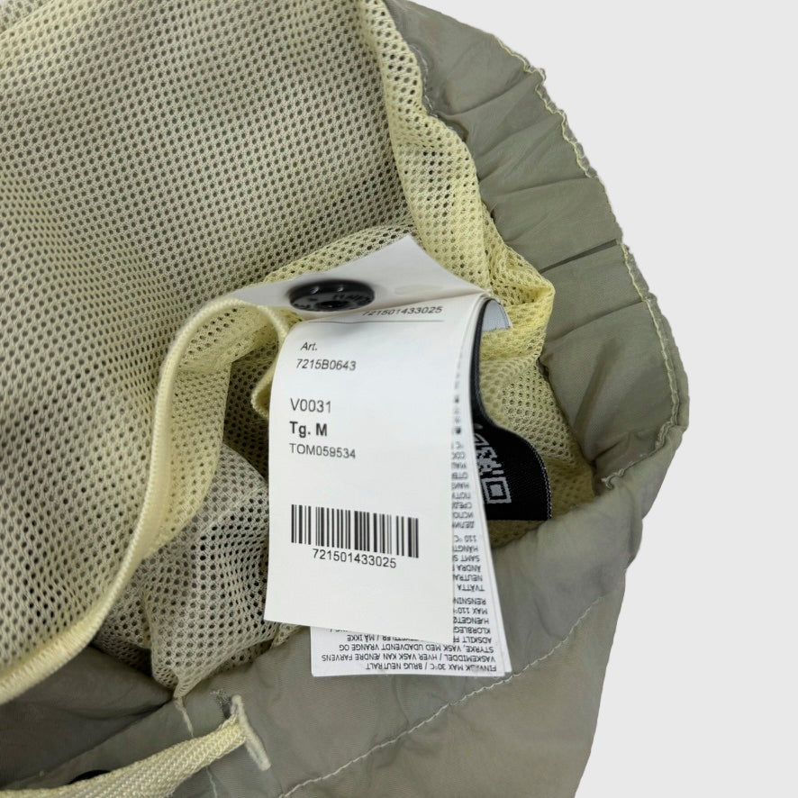 Stone Island Nylon Metal Swim Shorts Sage Green Size Medium - detail view