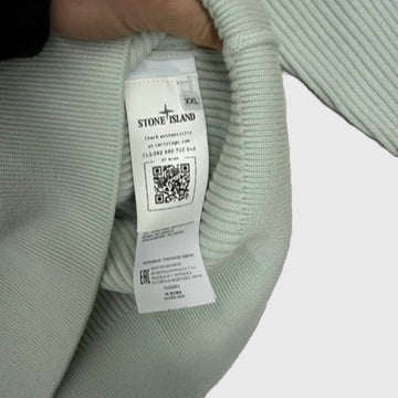 Stone Island Ribbed Wool Turtleneck Sage Green Size XXL - photo 6 view
