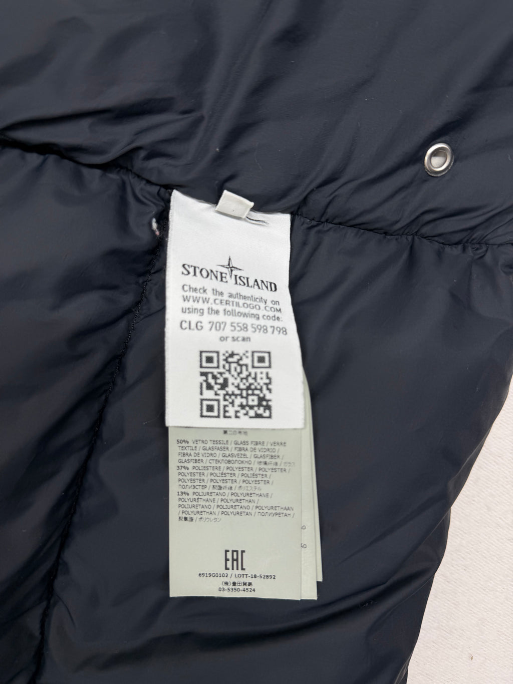 Stone Island Shadow Project Naslan Light Down Vest - Large