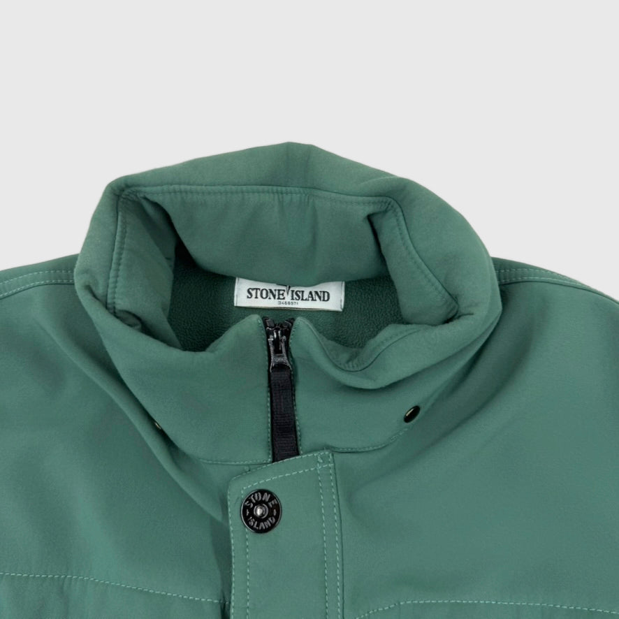 Stone Island Soft Shell-R Jacket Green Size Large - extra-1 view