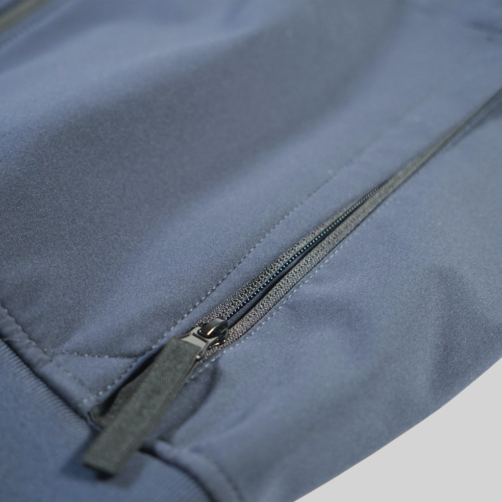 Stone Island Navy Light Soft Shell-R_E.Dye ®Technology In Recycled Polyester Jacket